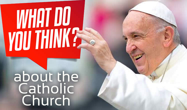 What do you think of the Catholic Church? What do you think of the Catholic Church?